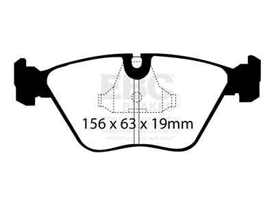 EBC Brakes Bluestuff Brake Pad Sets Fronts Only - DP5689NDX