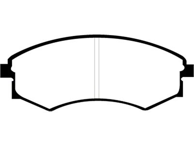 EBC Brakes 92-95 Hyundai Elantra 1.6 Yellowstuff Front Brake Pads