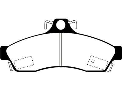 EBC Brakes 92-96 Chevrolet Caprice 4.3 Police Greenstuff Rear Brake Pads