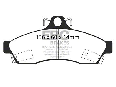EBC Brakes Ultimax2 Brake Pad Sets Rears Only - UD628