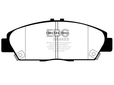 EBC Brakes Ultimax2 Brake Pad Sets Fronts Only - UD568