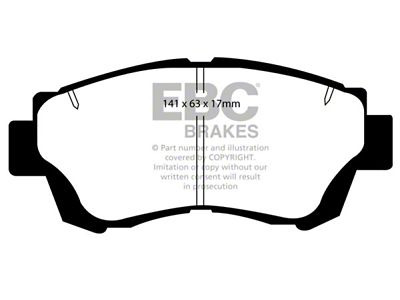 EBC Brakes Yellowstuff Brake Pad Sets Fronts Only - DP4874R