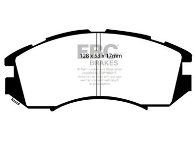 EBC Brakes Yellowstuff Brake Pad Sets Fronts Only - DP4819R