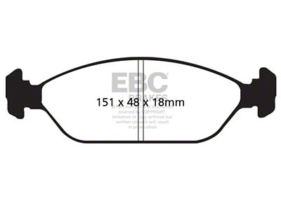 EBC Brakes Greenstuff Brake Pad Sets Fronts Only - DP21726