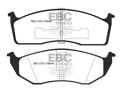EBC Brakes Ultimax2 Brake Pad Sets Fronts Only - UD591