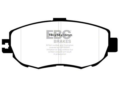 EBC Brakes Greenstuff Brake Pad Sets Fronts Only - DP21006