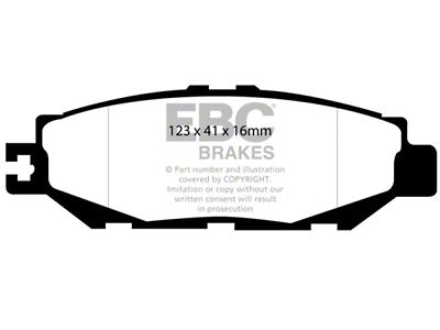 EBC Brakes Ultimax2 Brake Pad Sets Rears Only - UD613