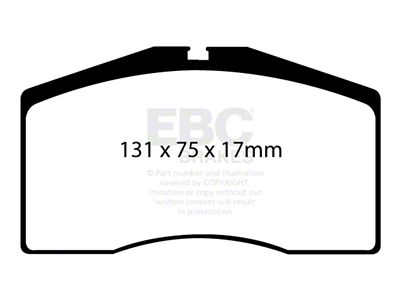 EBC Brakes Bluestuff Brake Pad Sets Fronts Only - DP5997NDX