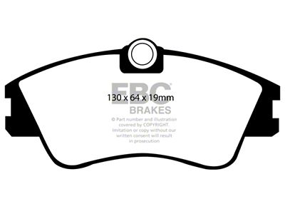 EBC Brakes Greenstuff Brake Pad Sets Fronts Only - DP61030