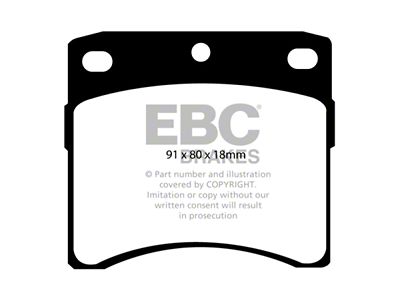 EBC Brakes Greenstuff Brake Pad Sets Fronts Only - DP6939