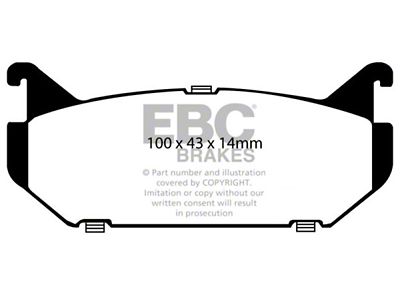 EBC Brakes Greenstuff Brake Pad Sets Rears Only - DP2972