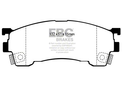 EBC Brakes Ultimax2 Brake Pad Sets Fronts Only - UD637