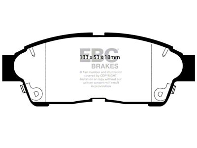 EBC Brakes Greenstuff Brake Pad Sets Fronts Only - DP2964