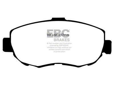 EBC Brakes Ultimax2 Brake Pad Sets Fronts Only - UD619
