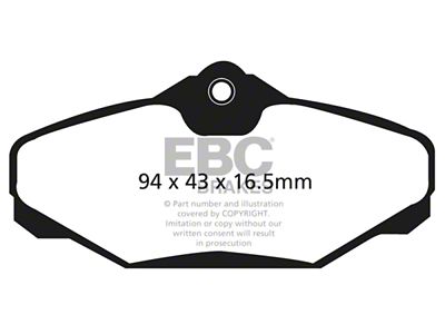EBC Brakes Ultimax2 Brake Pad Sets Rears Only - UD610