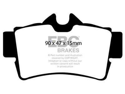 EBC Brakes Yellowstuff Brake Pad Sets Rears Only - DP41156/2R