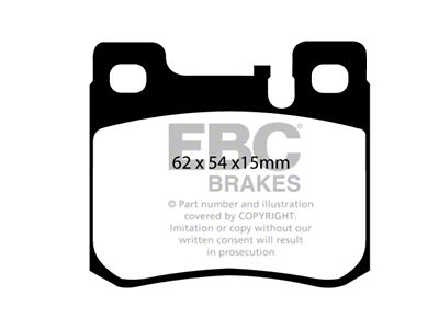 EBC Brakes Yellowstuff Brake Pad Sets Rears Only - DP41026R