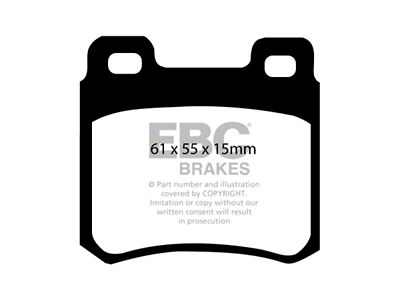 EBC Brakes Greenstuff Brake Pad Sets Rears Only - DP2671