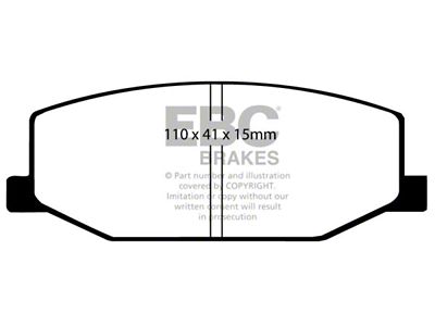 EBC Brakes Greenstuff Brake Pad Sets Fronts Only - DP2534