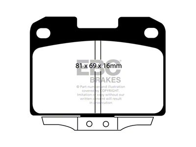 EBC Brakes Redstuff Brake Pad Sets Rears Only - DP31098C