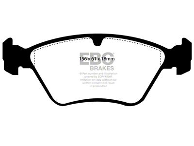 EBC Brakes Greenstuff Brake Pad Sets Fronts Only - DP2976