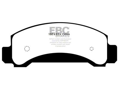 EBC Brakes Ultimax2 Brake Pad Sets Fronts Only - UD654