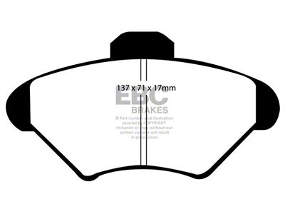 EBC Brakes Bluestuff Brake Pad Sets Fronts Only - DP51143NDX