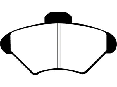 EBC Brakes 94-98 Ford Mustang 3.8 Greenstuff Front Brake Pads