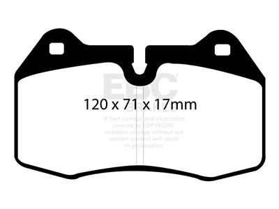 EBC Brakes Bluestuff Brake Pad Sets Fronts Only - DP51032NDX