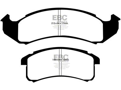 EBC Brakes Greenstuff Brake Pad Sets Fronts Only - DP21142