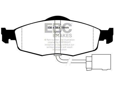 EBC Brakes Ultimax2 Brake Pad Sets Fronts Only - UD801