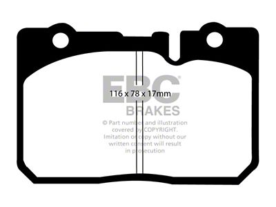 EBC Brakes Redstuff Brake Pad Sets Fronts Only - DP31154C