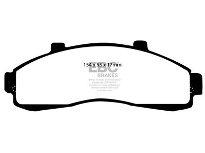 EBC Brakes Ultimax2 Brake Pad Sets Fronts Only - UD652