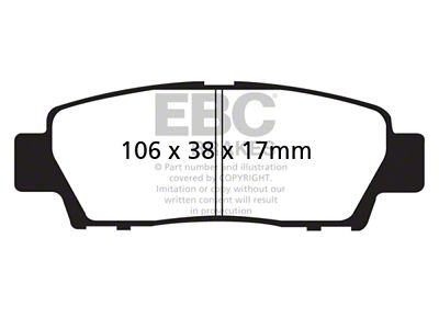 EBC Brakes Redstuff Brake Pad Sets Rears Only - DP31714C