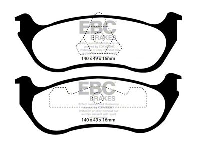 EBC Brakes Greenstuff Brake Pad Sets Rears Only - DP21627