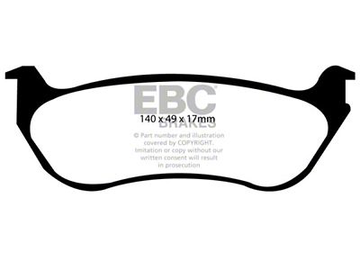 EBC Brakes Ultimax2 Brake Pad Sets Rears Only - UD690