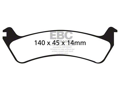 EBC Brakes Ultimax2 Brake Pad Sets Rears Only - UD664