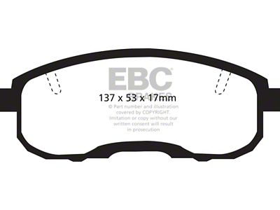 EBC Brakes Greenstuff Brake Pad Sets Fronts Only - DP21752