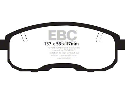EBC Brakes Ultimax2 Brake Pad Sets Fronts Only - UD653
