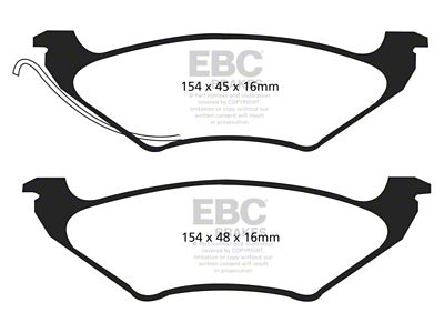 EBC Brakes Ultimax2 Brake Pad Sets Rears Only - UD715