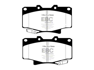 EBC Brakes Yellowstuff Brake Pad Sets Fronts Only - DP4992R