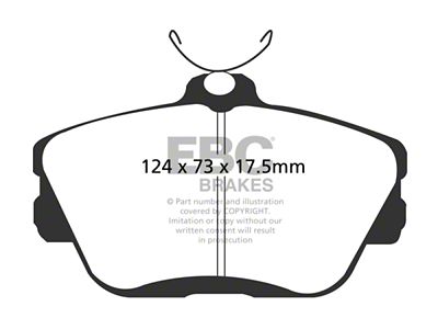 EBC Brakes Yellowstuff Brake Pad Sets Fronts Only - DP41168R
