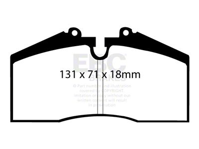 EBC Brakes Bluestuff Brake Pad Sets Rears Only - DP5767NDX