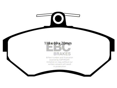 EBC Brakes Ultimax2 Brake Pad Sets Fronts Only - UD780