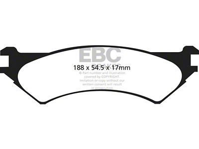 EBC Brakes Ultimax2 Brake Pad Sets Rears Only - UD802