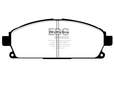 EBC Brakes Redstuff Brake Pad Sets Fronts Only - DP31247C
