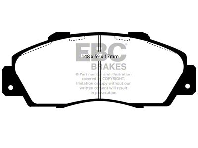 EBC Brakes Bluestuff Brake Pad Sets Fronts Only - DP5872NDX