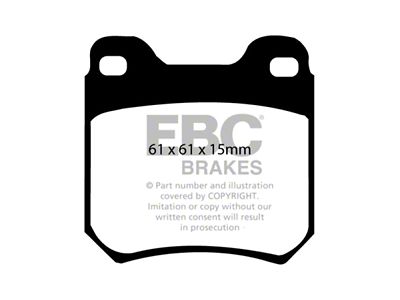 EBC Brakes Redstuff Brake Pad Sets Rears Only - DP3675C