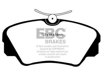 EBC Brakes Ultimax2 Brake Pad Sets Fronts Only - UD720