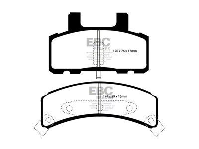 EBC Brakes Ultimax2 Brake Pad Sets Front & Rear - UD369